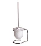 Photo: X-ROUND E WC-Bürste zum Stellen, Milchglas, Chrom