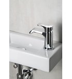 Photo: SMALL Washbasin Mixer Tap without Pop Up Waste, chrome