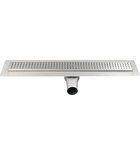 Photo: MANUS QUADRO stainless steel floor trough with grate, L-1150, DN50