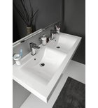 Photo: FLAVIA Cultured Marble Double Washbasin 120x50cm, white