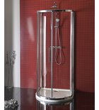 Photo: LUCIS LINE D-Shaped Shower Enclosure 900x900mm, clear glass