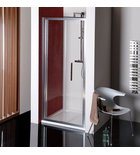 Photo: LUCIS LINE drzwi prysznicowe składane 900mm, szkło czyste