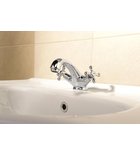 Photo: VICTORIA wall-mounted washbasin mixer, chrome