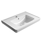 Photo: CLASSIC ceramic washbasin 75x50cm, white ExtraGlaze