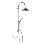Photo: VANITY Shower column with mixer tap connection, head & hand shower, chrome