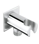Photo: Shower Hose Outlet/Connector/Bracket, round/chrome