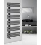 Photo: SILVANA bathroom radiator 600x1500 mm, metallic silver