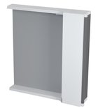 Photo: PULSE LED Light Mirror Cabinet 75x80x17cm, right/white/anthracite
