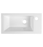 Photo: ZUNO 50 Ceramic Vanity Unit Washbasin 50x25cm, white