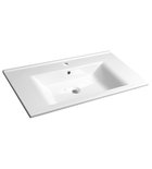 Photo: ZUNO 85 Ceramic Vanity Unit Washbasin 85x45cm, white
