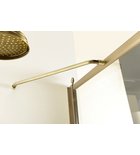Photo: ANTIQUE Shower Enclosure Wall Support Bar 600mm, bronze