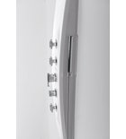 Photo: MOLA termostatický sprchový panel nástěnný 210x1300mm, bílá