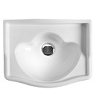 Photo: RETRO Ceramic Washbasin 41x30cm (without tap/overflow hole), white