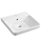 Photo: THALIE 50 Vanity Unit Ceramic Washbasin 50x46cm, white