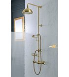 Photo: SASSARI sprch. stĺp s termost. bat., mydeľnička, v. 1250mm, bronz