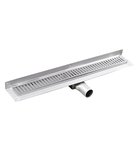 Photo: MANUS ONDA stainless steel floor drain with grate, wall-mounted, L-750, DN50