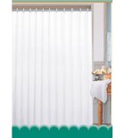 Photo: Sprchový závěs 180x180cm, polyester, bílá