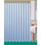 Photo: Sprchový závěs 180x180cm, polyester, modrá