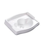 Photo: RETRO Ceramic Washbasin 41x30cm (tap hole on the LHS, no overflow hole), white