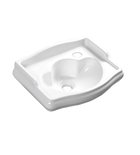 Photo: RETRO Ceramic Washbasin 41x30cm (tap hole on the RHS, without overflow hole), white