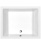 Photo: DEEP Rectangle Shower Tray with Support. Frame 110x90x26cm, White