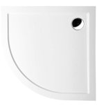 Photo: SERA brodzik prysznicowy kompozytowy 100x100cm, półokrągły, R550, biały