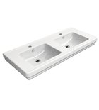 Photo: CLASSIC Ceramic Double Washbasin 125x54cm, white ExtraGlaze