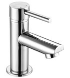 Photo: SMALL Washbasin Mixer Tap without Pop Up Waste 130mm, chrome
