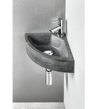 Photo: SMALL Washbasin Mixer Tap without Pop Up Waste 130mm, chrome