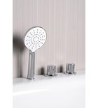 Photo: Ruční sprcha, průměr 110mm, ABS/chrom/bílá