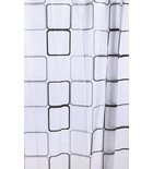 Photo: Shower Curtain 180x180cm, vinyl, squares