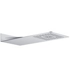 Photo: SLIM Wall-Mounted Shower Head, 220x500x2,4mm, square, brushed stainless steel