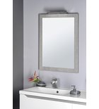 Photo: NIROX zrcadlo v rámu 600x800mm, dub stříbrný
