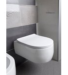 Photo: FLO závěsná WC mísa, 36x50cm, bílá