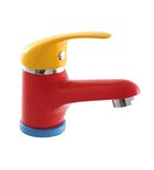 Photo: KID Washbasin Mixer Tap without Pop Up Waste, colors/chrome