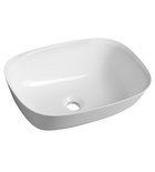 Photo: REIKO countertop Cultured Marble Washbasin 46x32cm, white