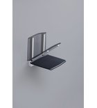 Photo: GELCO sklopné sedátko do sprchového koutu 32,5x32,5cm, tmavě šedá