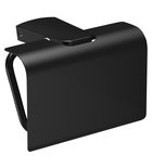 Photo: ZEN toilet paper holder with cover, black