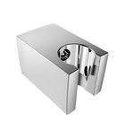 Photo: Fixed shower holder, square, 57mm, ABS/chrome