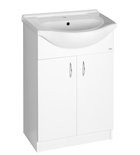 Photo: SIMPLEX ECO 60 washbasin cabinet including washbasin 58,5x83,5x30,7cm