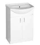 Photo: SIMPLEX ECO 65 washbasin cabinet including washbasin 63x83,5x30,7cm