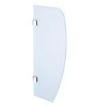 Photo: Urinal glass separator 80x40 cm, frosted glass