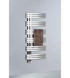Photo: VISTA bathroom radiator 500x1190 mm, brushed stainless steel