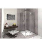 Photo: FLEXIA Cast Marble Shower Tray 100x80cm, Cuttable According To Your Req