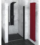 Photo: ZOOM LINE BLACK sprchové dveře 900mm, čiré sklo