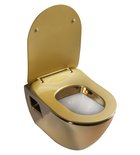 Photo: PAULA SLIM Soft Close Toilet Seat, gold