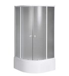 Photo: ARLEN Quadrant Shower Enclosure 800x800mm, glass Brick