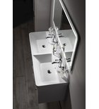 Photo: Bathroom set THEIA 120, Double Washbasin, white