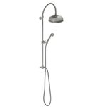 Photo: ANTEA shower column with mixer tap connection, head & hand shower, nickel