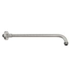 Photo: Shower spout round, 350mm, brushed nickel